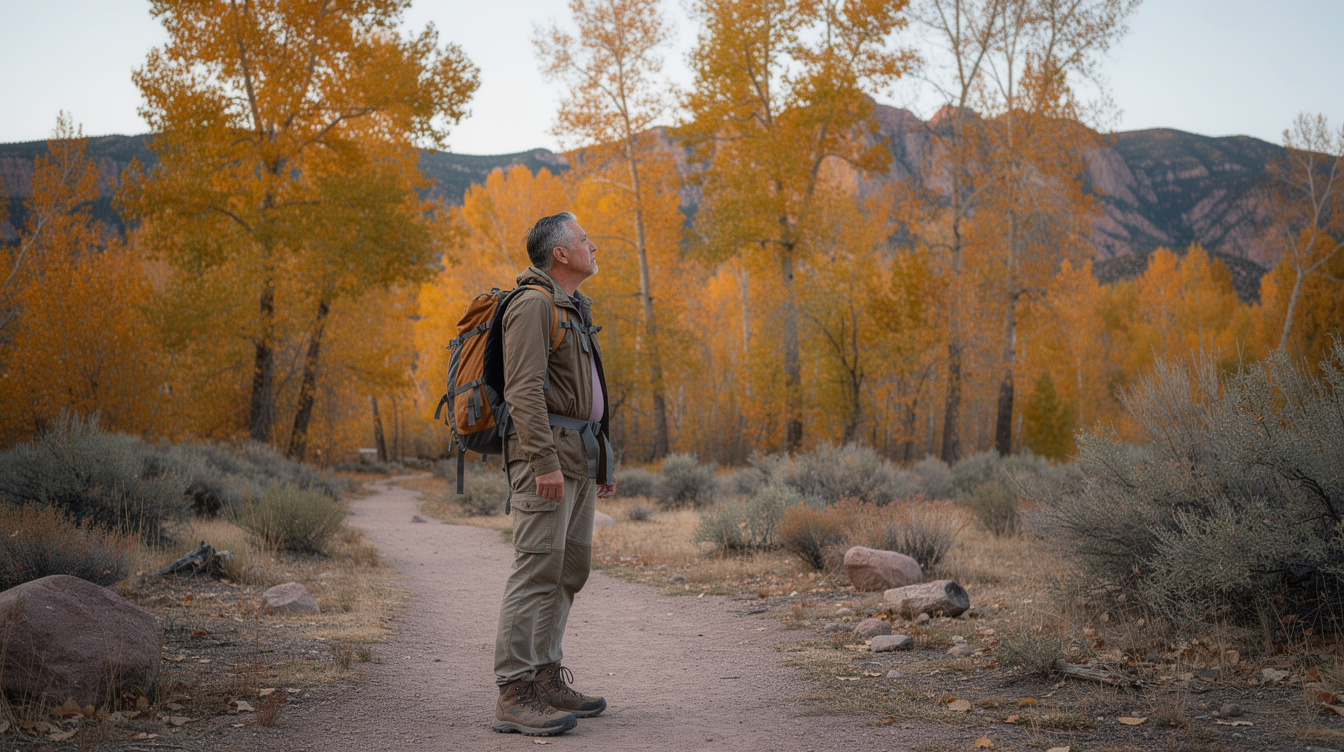Autumn Beauty in Albuquerque's Cottonwoods